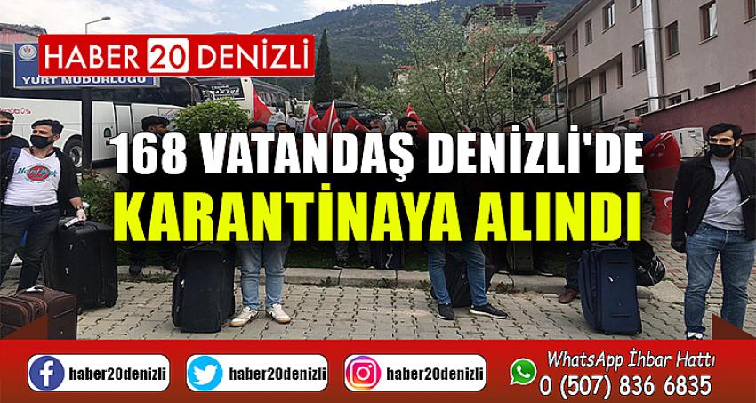 Suudi Arabistan’dan getirilen 168 vatandaş Denizli'de karantinaya alındı