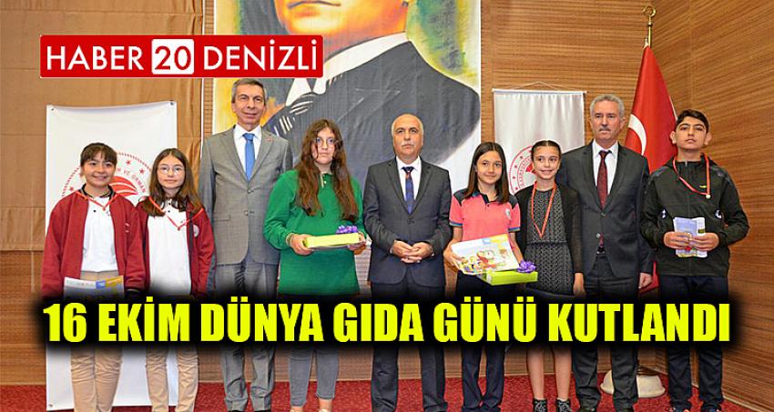 16 Ekim Dünya Gıda Günü Kutlandı