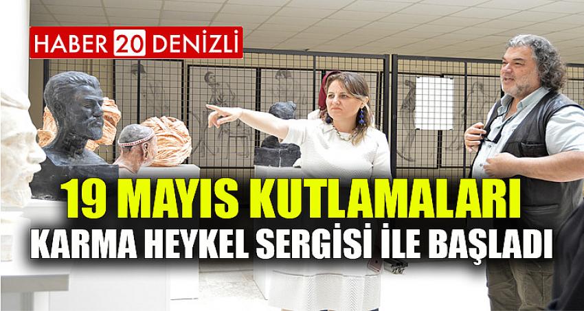 19 Mayıs Kutlamaları Karma Heykel Sergisi ile Başladı