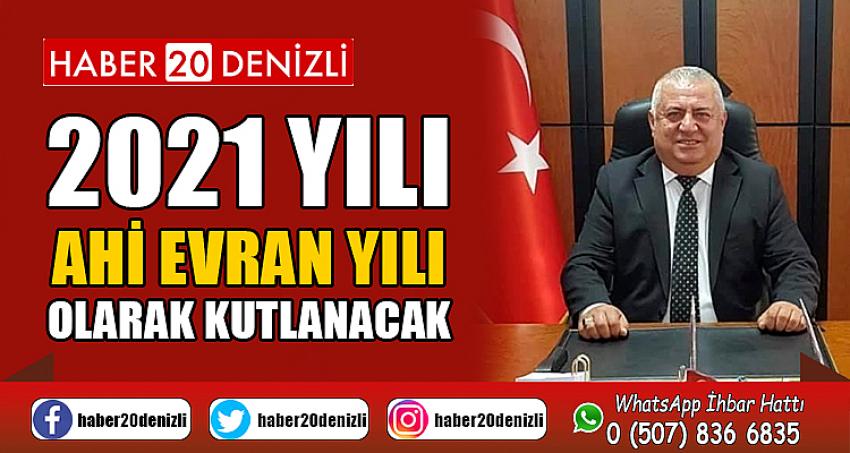 2021 yılı Ahi Evran yılı olarak kutlanacak