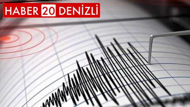 Denizli’de 3.4 büyüklüğünde deprem meydana geldi