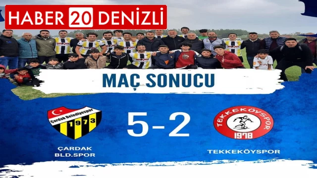 Çardak Belediye Spor Tekkeköyspor ile 1. Amatör Lig 2. Hafta karşılaşması