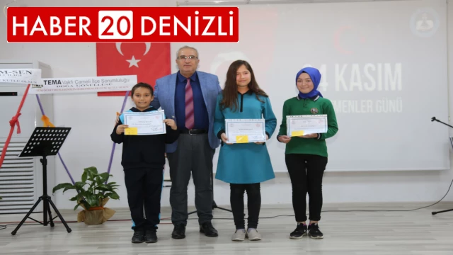 Çameli’nde 24 Kasım Öğretmenler Günü kutlandı