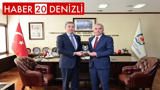 Kazakistan Büyükelçisi'nden Başkan Zolan’a ziyaret