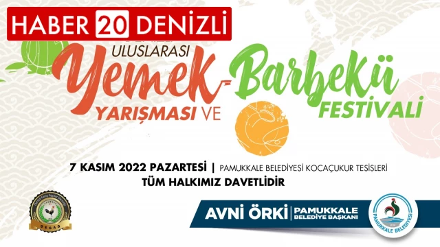 Pamukkale'nin etekleri barbekü festivaline sahne olacak