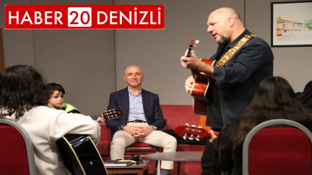 Sarayköy Belediyesi'yle ilçede müziğe ilgi artıyor