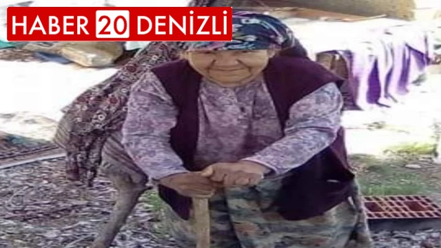 Yaşlı kadın alevlerin arasında can verdi