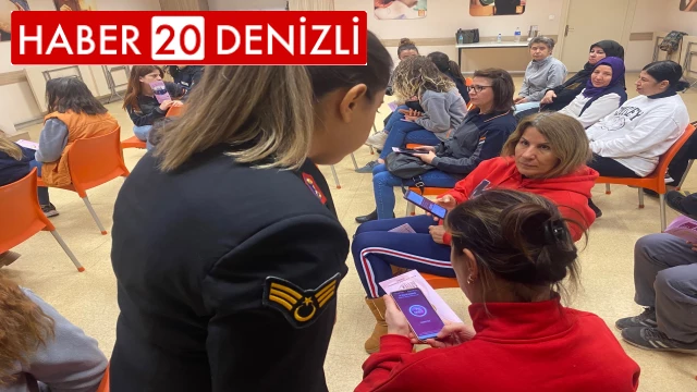 Denizli jandarması kadın ve aile içi şiddetle mücadelesini sürdürüyor