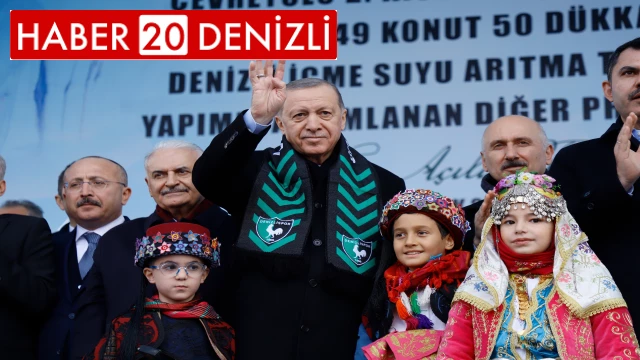 Cumhurbaşkanı Erdoğan: "20 yılda Denizli'ye 35 milyar liralık kamu yatırımı kazandırdık"