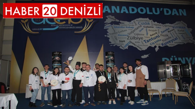 PAÜ Öğrencileri 29. AGEB Mutfak Yarışması’ndan 3 Kupa ve 26 Madalya İle Döndü
