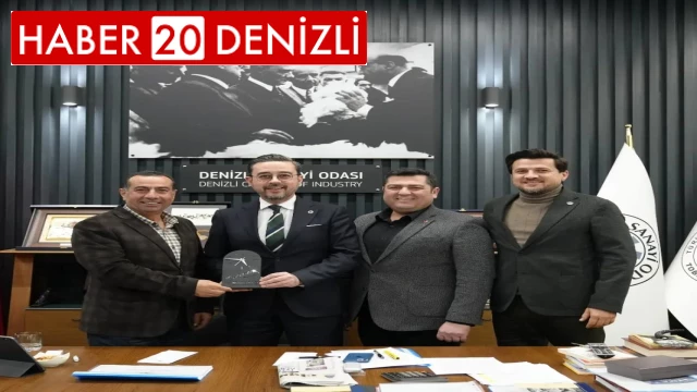 MAKSİAD Yönetim Kurulu Başkanı Mehmet Sarı ve Yönetim Kurulu Üyeleri Denizli Sanayi Odası Başkanı Sn. Selim Kasapoğlu’nu makamında ziyaret etti.