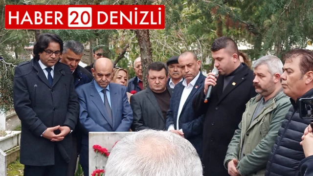 CHP Denizli İBaki Ekiz ve 6 arkadaşını Serinhisar'da ki mezarı başında andı.