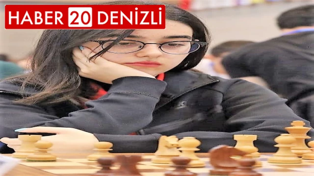 Denizlili Gülenay, satrançta Türkiye'yi temsil edecek