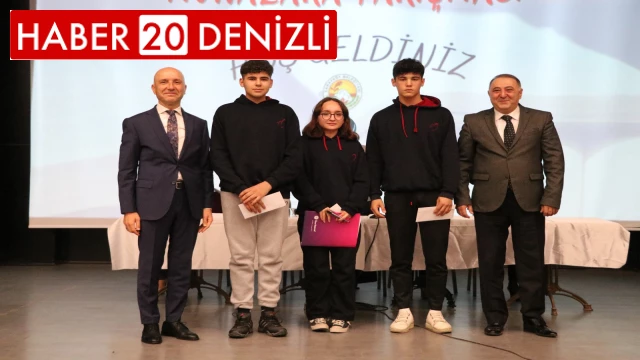 Münazara yarışmasının şampiyonu: Sarayköy Anadolu Lisesi