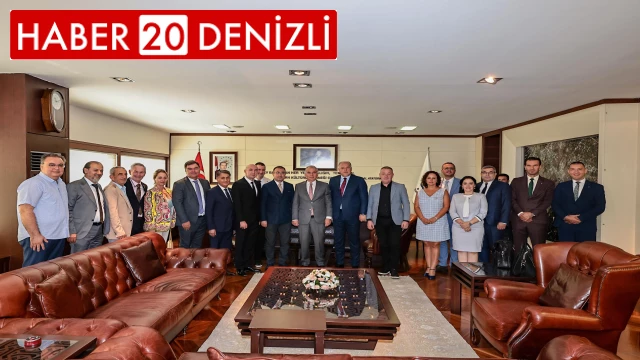 Kosova Kalkınma Bakanı Damka işbirliği için Denizli’de