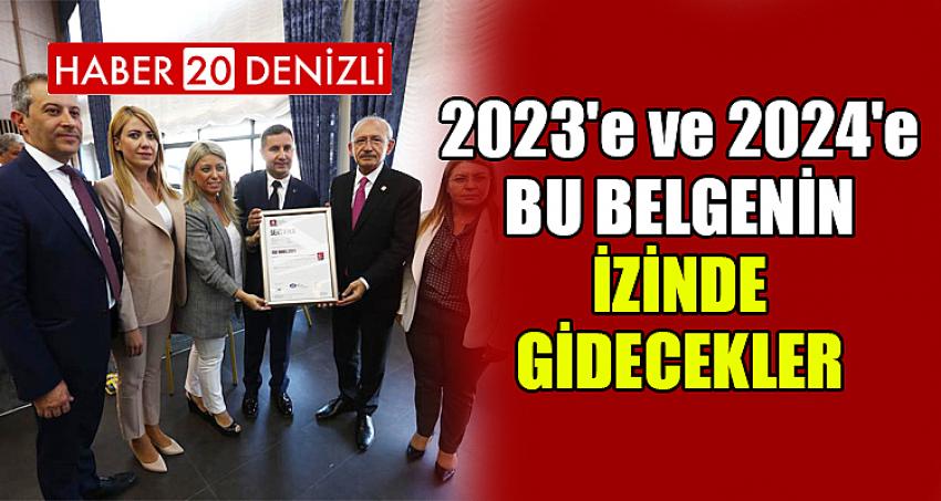 2023'e ve 2024'e BU BELGENİN İZİNDE GİDECEKLER