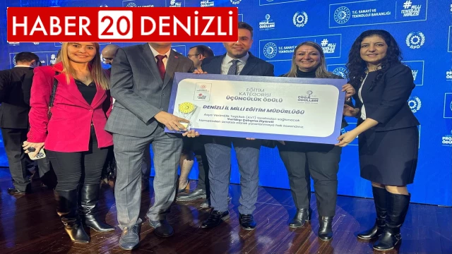 Denizli İl Milli Eğitim Müdürlüğü 'Verimliliğin Şampiyonları' arasında yerini aldı