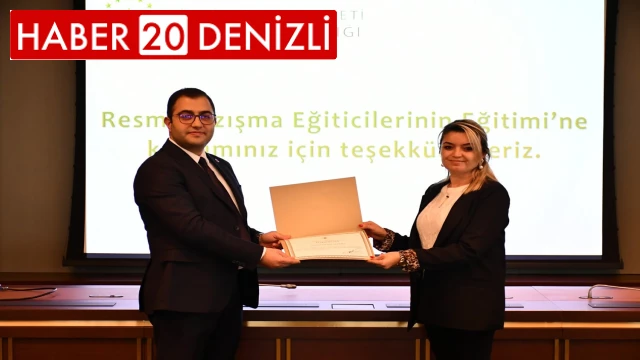 PAÜ personeline resmi yazışma eğiticiliği eğitimi verildi