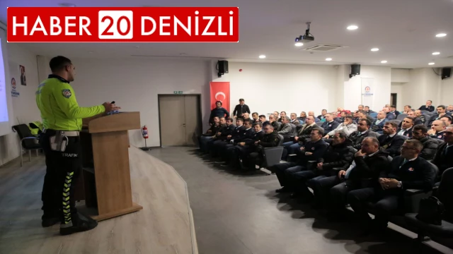 Şoförlere 'Etkili İletişim ve Trafik' eğitimi verildi