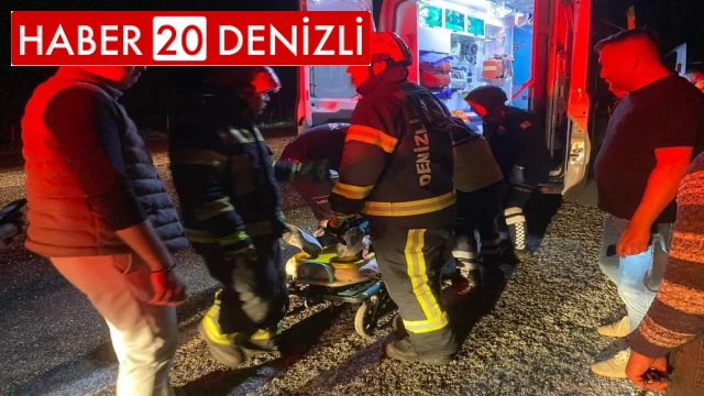 Aynı yönde giden iki araç çarpıştı: 2 yaralı