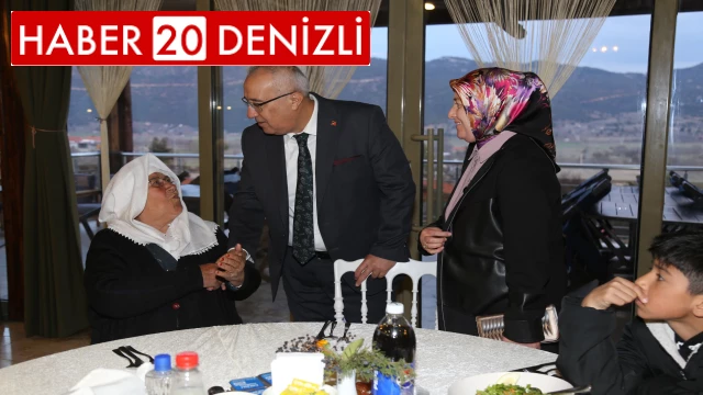 Çameli Belediyesi şehit, gazi ve yetim ailelerini iftarda ağırladı