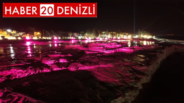 Efes'ten sonra gece ziyaretlerine açılan Hierapolis ve Pamukkale'nin yeni imajı mest etti