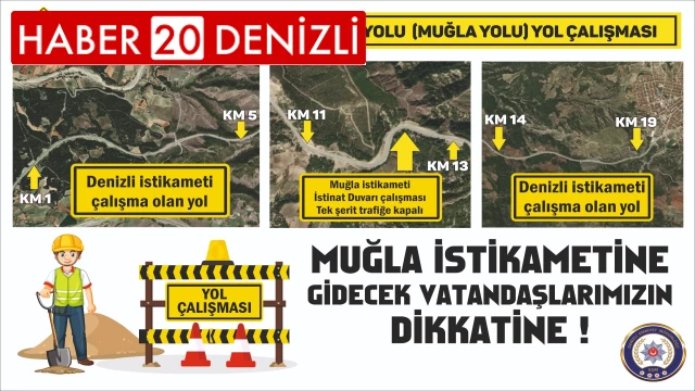 Kale - Muğla karayolunda yol yapım çalışmalarına başlandı