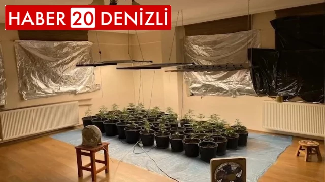 Evin içerisinde düzenek kurup uyuşturucu ticareti yapan 8 şüpheli tutuklandı