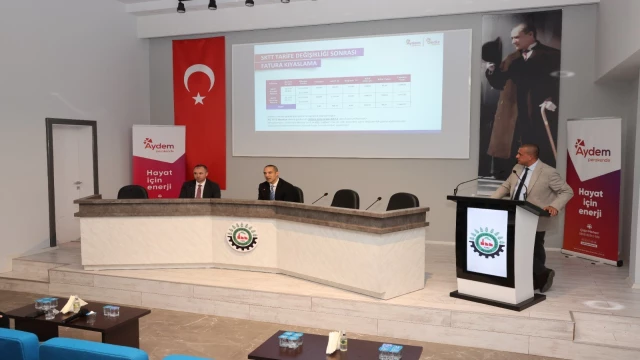Denizli OSB'de enerji sektöründeki güncel gelişmeler sanayicilere aktarıldı