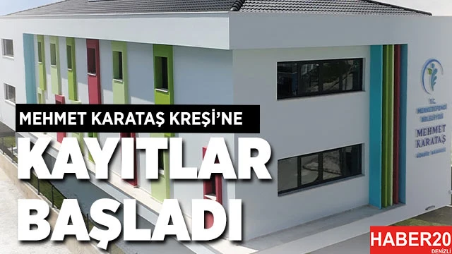 MERKEZEFENDİ BELEDİYESİ MEHMET KARATAŞ KREŞİ’NE KAYITLAR BAŞLADI