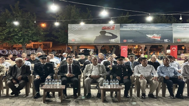 Beyağaç'ta 15 Temmuz Demokrasi ve Milli Birlik Gününde şehitler unutulmadı