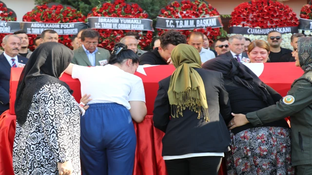 Denizlili şehit orman işçileri için tören düzenlendi