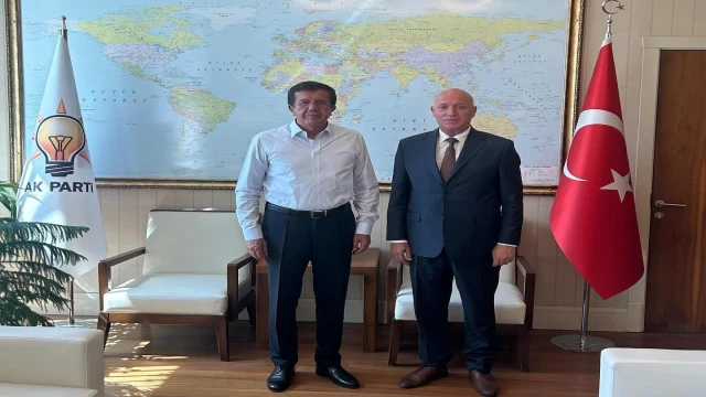 Başkan Kumral, Babadağ'ın vizyon projelerini Zeybekci'ye sundu