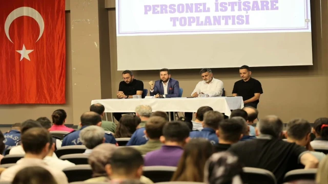 Başkan Tatık, Tavas'a daha kaliteli hizmet için personeliyle bir araya geldi