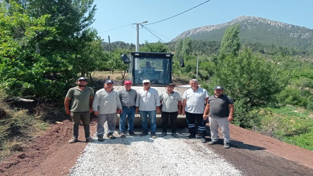 Çameli Belediyesi kendi imkanlarıyla altyapı çalışmalarını devam ediyor