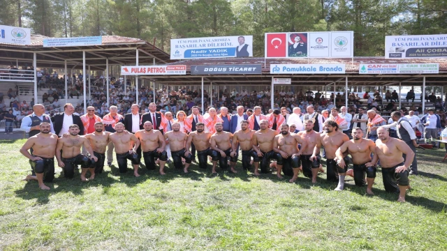 Beyağaç Hüseyin Çokal Er Meydanının başpehlivanı Nedim Gürel oldu