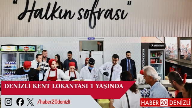 Denizli Kent Lokantası 1 yaşında