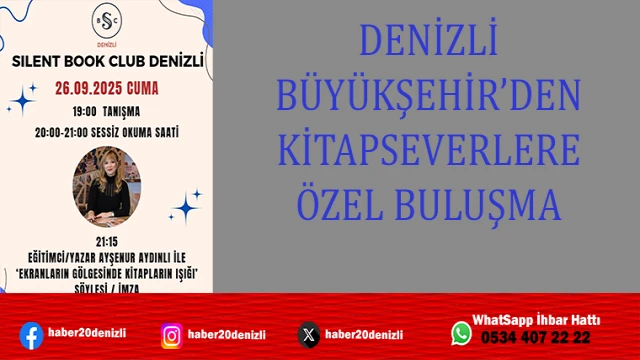 “Ekranların Gölgesinde Kitapların Işığı” adlı söyleşi ve imza etkinliği