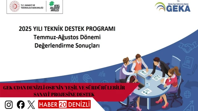 GEKA’dan Denizli OSB’nin 'Yeşil ve Sürdürülebilir Sanayi' projesine destek