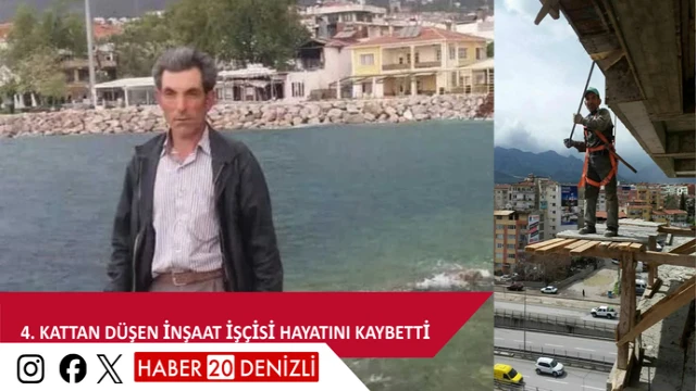 4. kattan düşen inşaat işçisi hayatını kaybetti