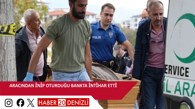 Aracından inip oturduğu bankta intihar etti