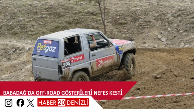 Babadağ’da off-road gösterileri nefes kesti