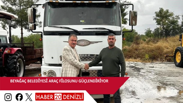 Beyağaç Belediyesi araç filosunu güçlendiriyor