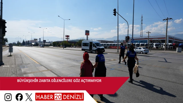 Büyükşehir Zabıta dilencilere göz açtırmıyor