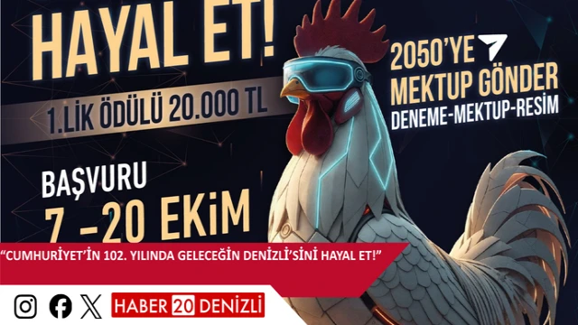 “Cumhuriyet’in 102. Yılında Geleceğin Denizli’sini Hayal Et!”