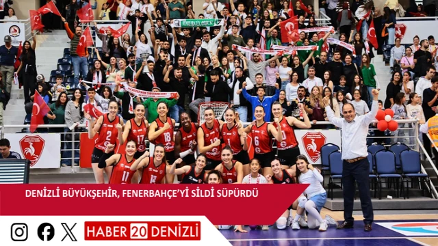 Denizli Büyükşehir, Fenerbahçe’yi sildi süpürdü