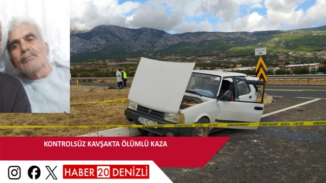 Kontrolsüz kavşakta ölümlü kaza