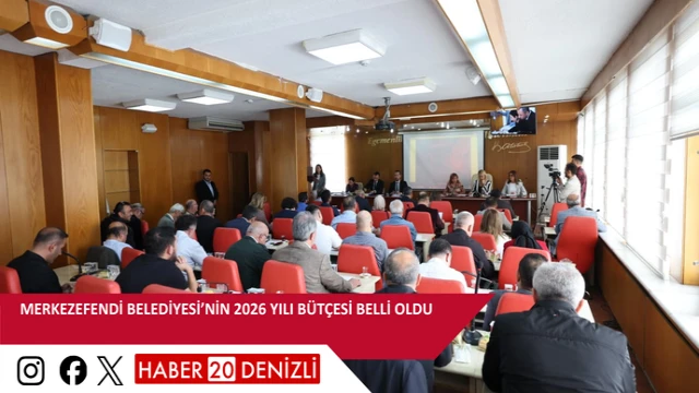 MERKEZEFENDİ BELEDİYESİ’NİN 2026 YILI BÜTÇESİ BELLİ OLDU
