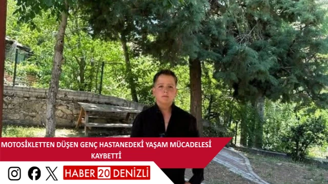 Motosikletten düşen genç hastanedeki yaşam mücadelesi kaybetti