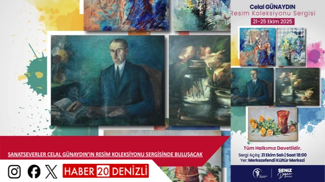 SANATSEVERLER CELAL GÜNAYDIN’IN RESİM KOLEKSİYONU SERGİSİNDE BULUŞACAK